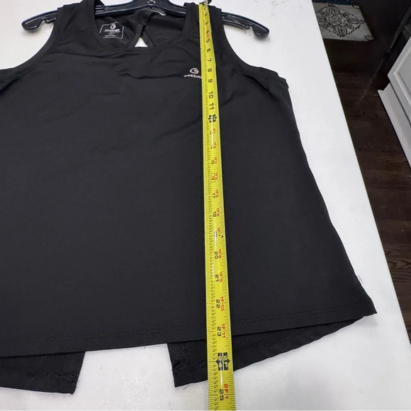 OGEENIER Women’s Active Tank Top Size large  Black Open Back Workout Shirt - Picture 5 of 8
